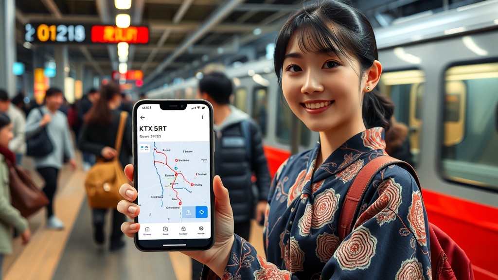 KTX/SRT 예매 방법 (realistic 스타일)