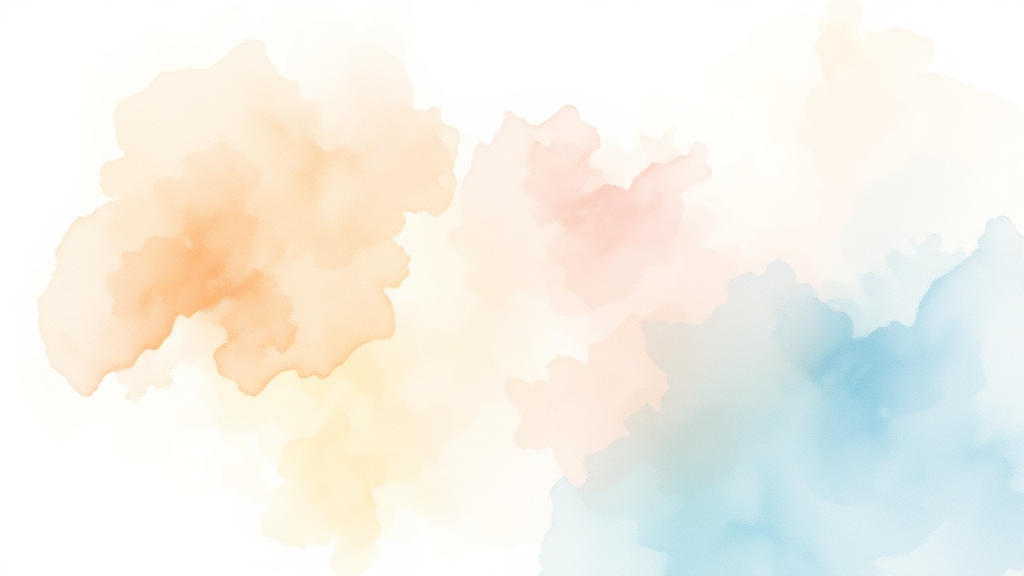 RAM, 저장 장치 선택: 속도와 용량 확보 (watercolor 스타일)