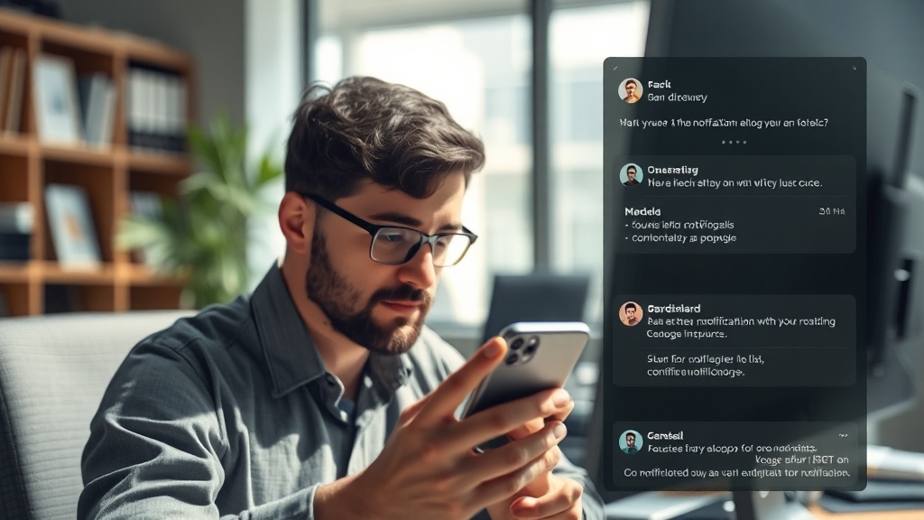 알림 설정, 이렇게 최적화하세요! (realistic 스타일)