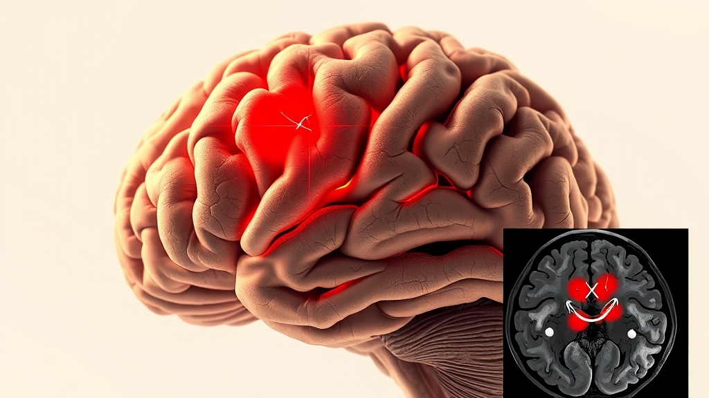 자가면역 뇌염 종류 및 원인 (realistic 스타일)