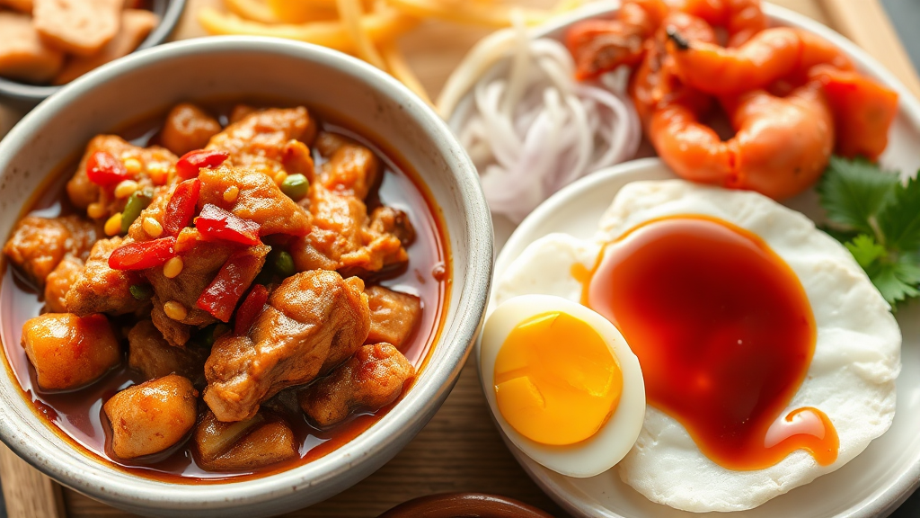 레시피 재료 준비 가이드 (realistic 스타일)