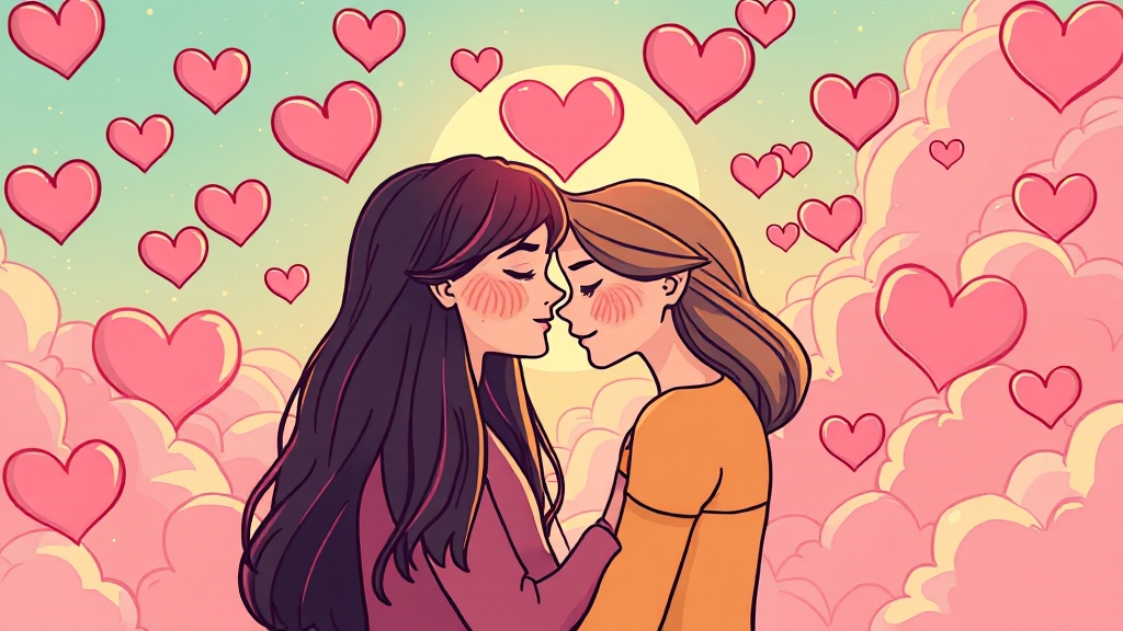 오늘의 애정운은? (cartoon 스타일)