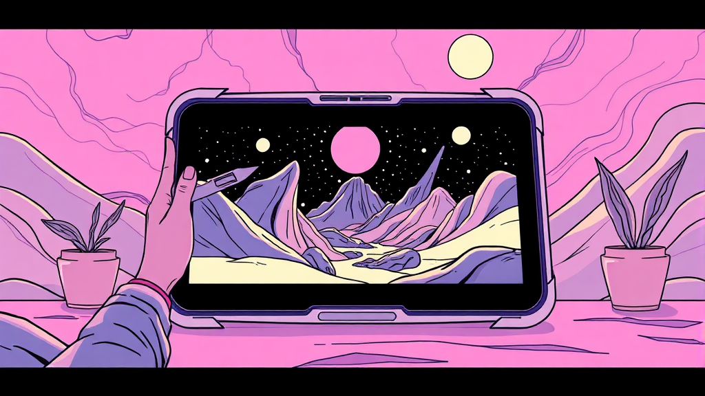 첫인상: 혁신 그 자체 (illustration 스타일)