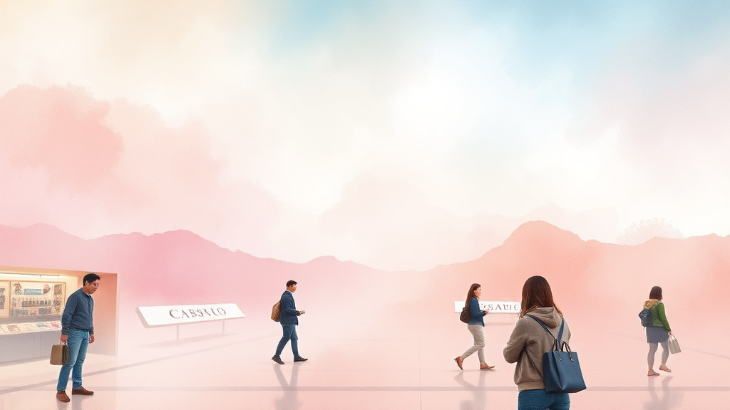 낮아진 임대료, 조건 변화 (watercolor 스타일)