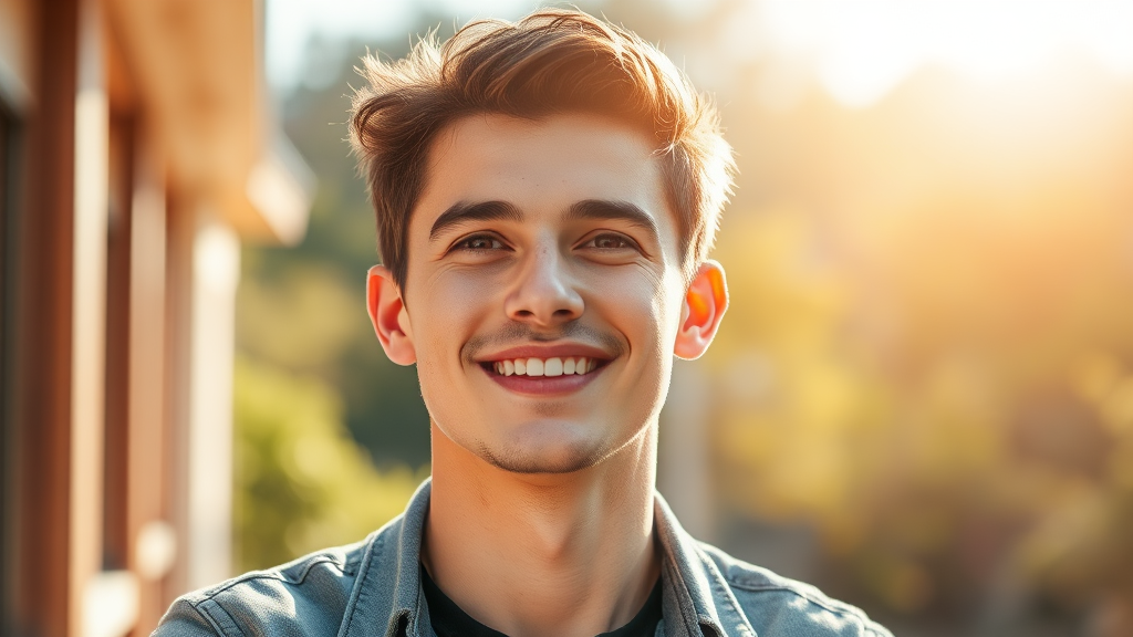 청년 자산 형성 지원 (realistic 스타일)