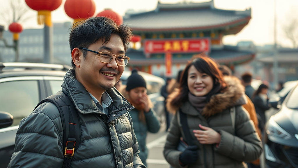 무료 주차 문의처 안내 (realistic 스타일)