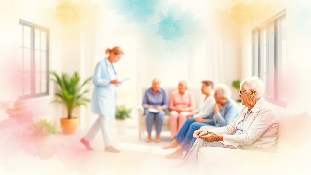 재택의료센터 서비스, 어떤 점이 달라지나요? (watercolor 스타일)