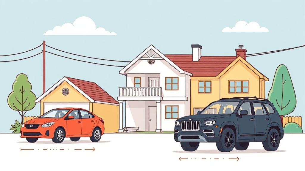 신용대출이 어렵다면? 담보 및 후순위 대출 활용 전략 (illustration 스타일)