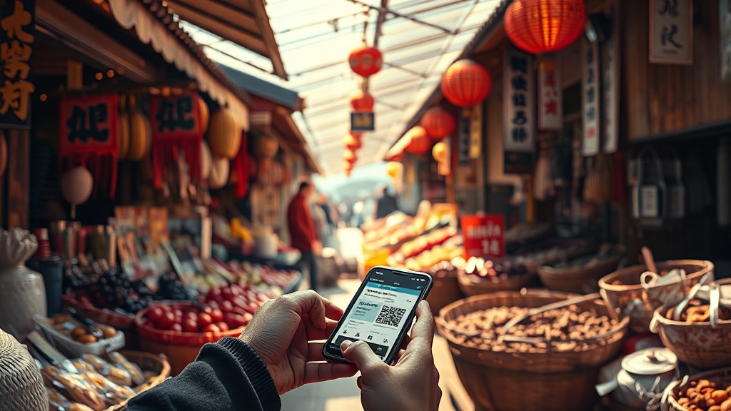 디지털 온누리상품권 사용법 (realistic 스타일)