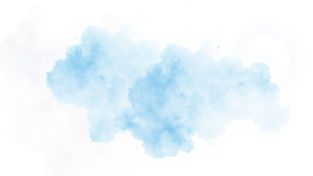 AI 기술, 성장의 핵심 동력 (watercolor 스타일)