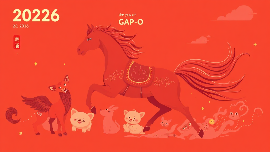 2026년 띠별 운세 (illustration 스타일)