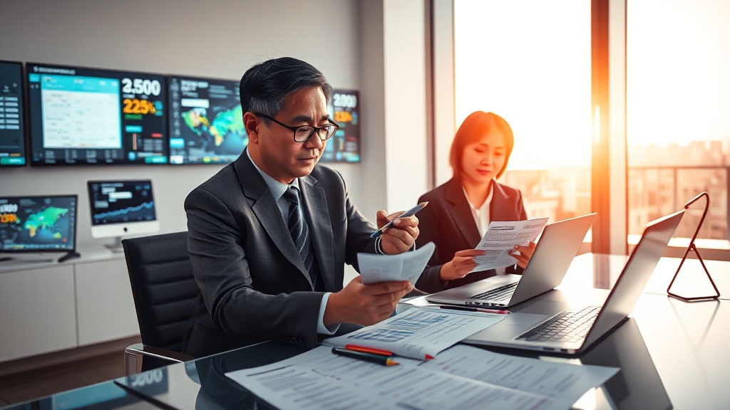 납부 절차 및 절세 방법 (realistic 스타일)