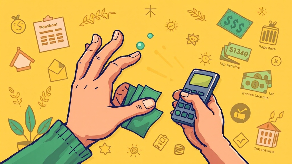 연금소득자와 프리랜서를 위한 특별 가이드 (cartoon 스타일)