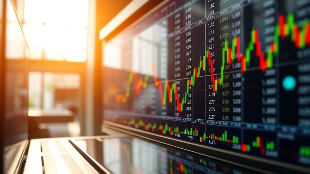 주식 그래프, 무엇을 보여주는가? (realistic 스타일)