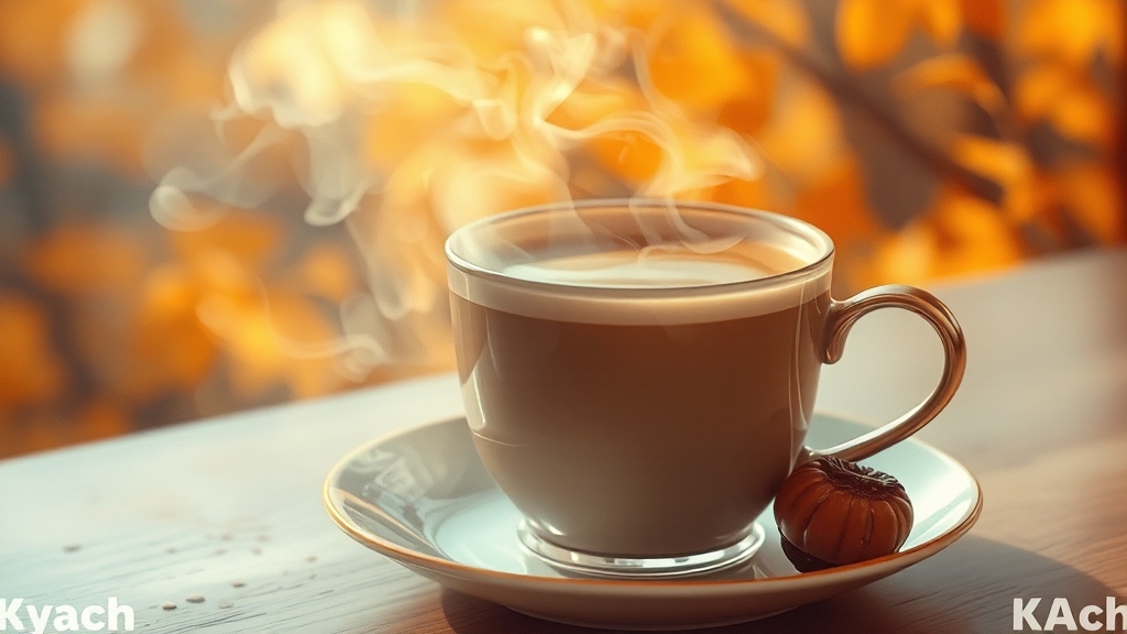 가을 신메뉴 출시 (watercolor 스타일)