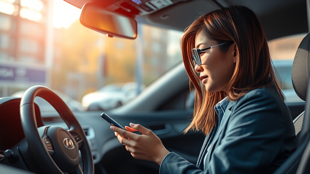 모바일 앱 & 디지털 상담 (realistic 스타일)