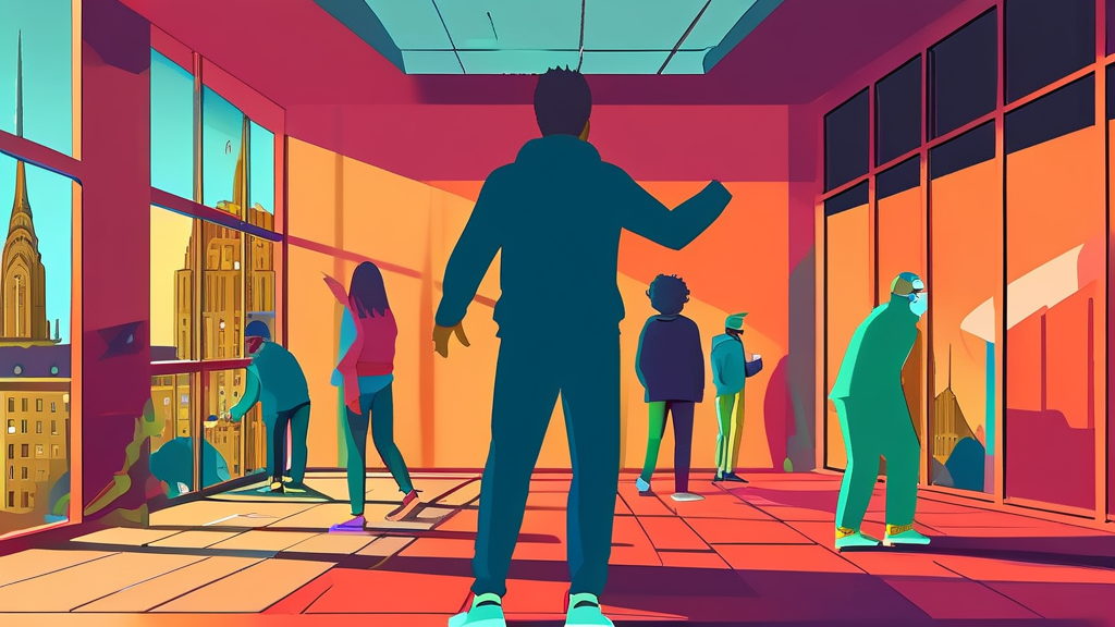 정신 건강 문제 호소: 변호인의 주장 (cartoon 스타일)