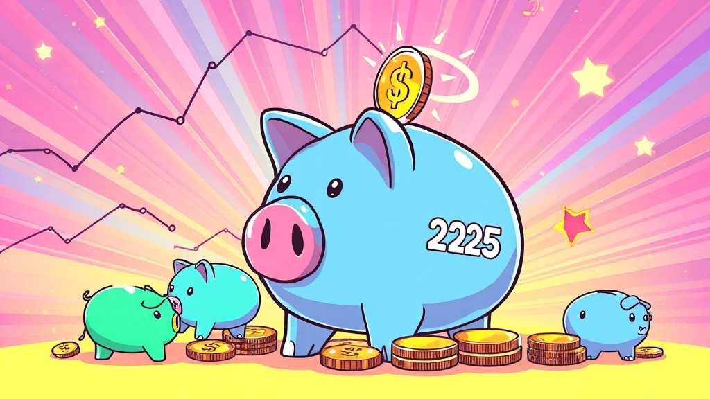 2025년 적금 트렌드는? (cartoon 스타일)