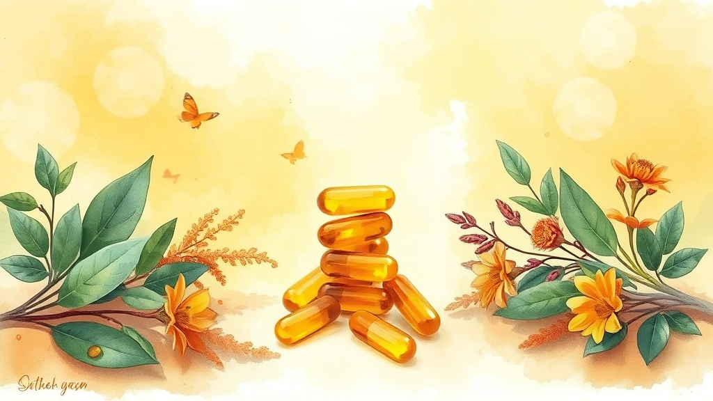 커큐민 관련 FAQ (watercolor 스타일)