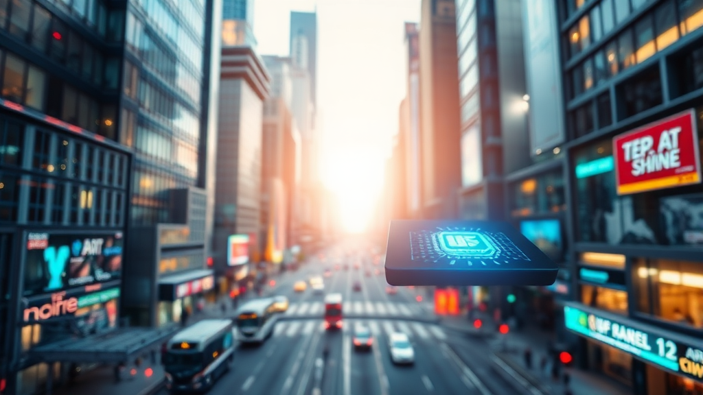 온디바이스 AI 시장 미래 전망 (realistic 스타일)