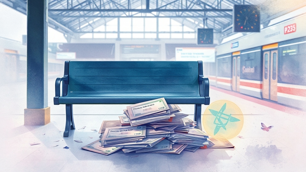 KTX 취소 수수료 인상 배경 (watercolor 스타일)