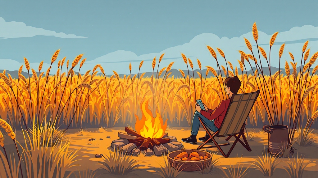 가을 캠핑, 왜 떠나야 할까? (cartoon 스타일)