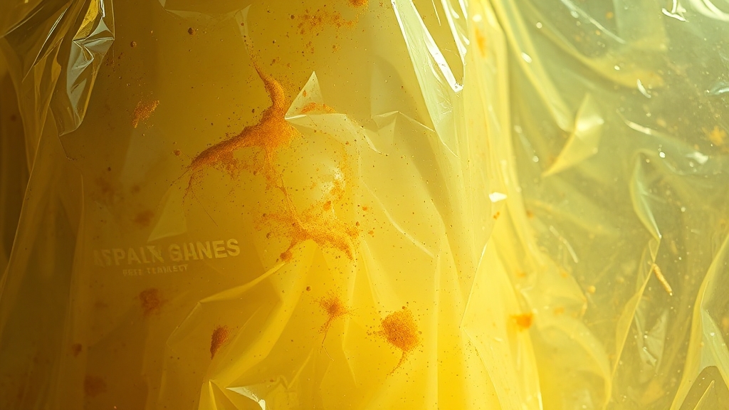 황변 원인과 종류 (realistic 스타일)