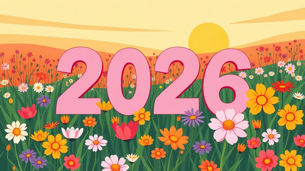 2026년 운세 상승을 위한 조언 (cartoon 스타일)