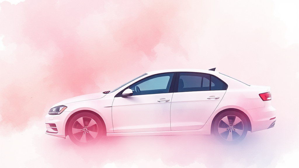 차량 매매 시 환급 규정 (watercolor 스타일)