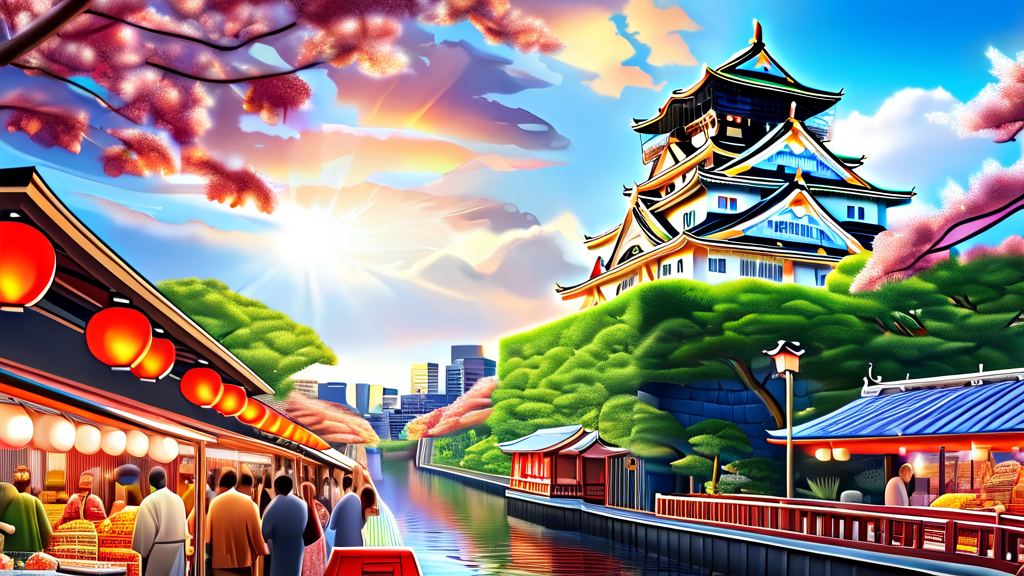 오사카 여행, 이것만은 꼭 알고 가세요! (realistic 스타일)