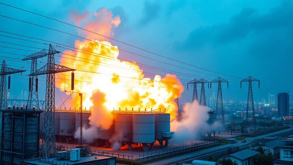 전력 인프라 슈퍼사이클 (realistic 스타일)