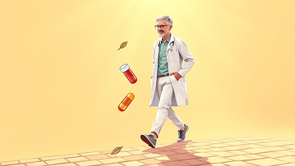 기립성 저혈압, 치료 방법 (illustration 스타일)