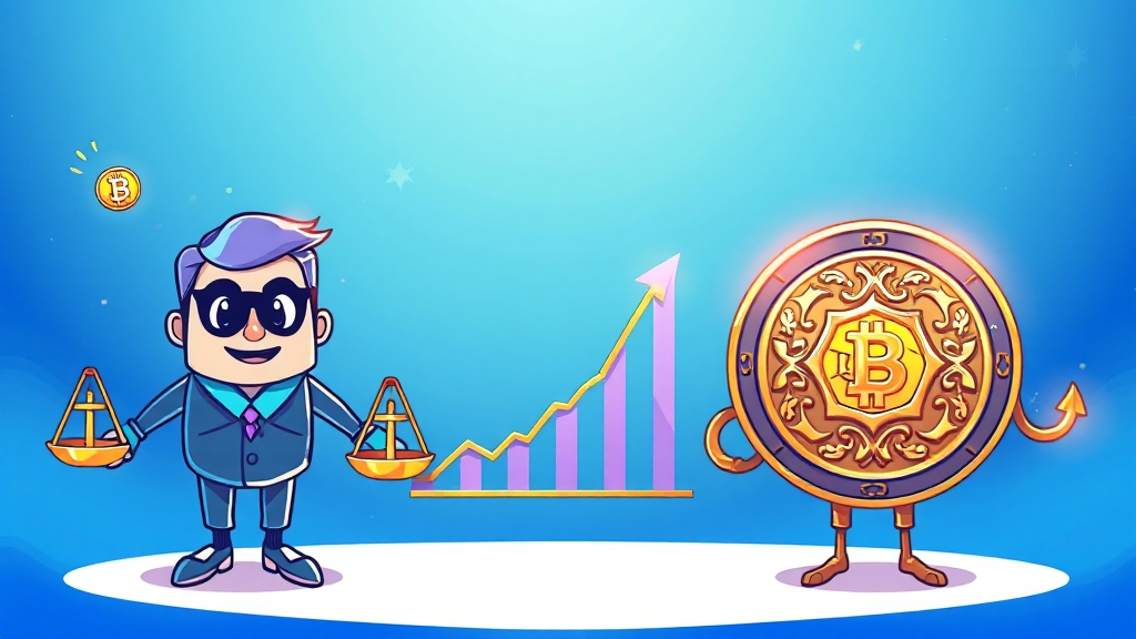 스테이블코인 유형별 특징 비교 (cartoon 스타일)