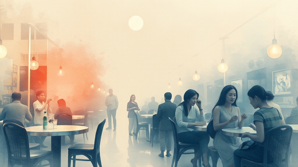 현지 반응 & 업계 동향 (watercolor 스타일)