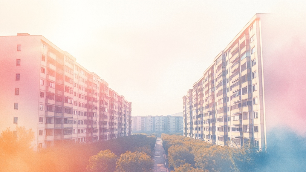 일산 부동산 시장, 현재 상황은? (watercolor 스타일)