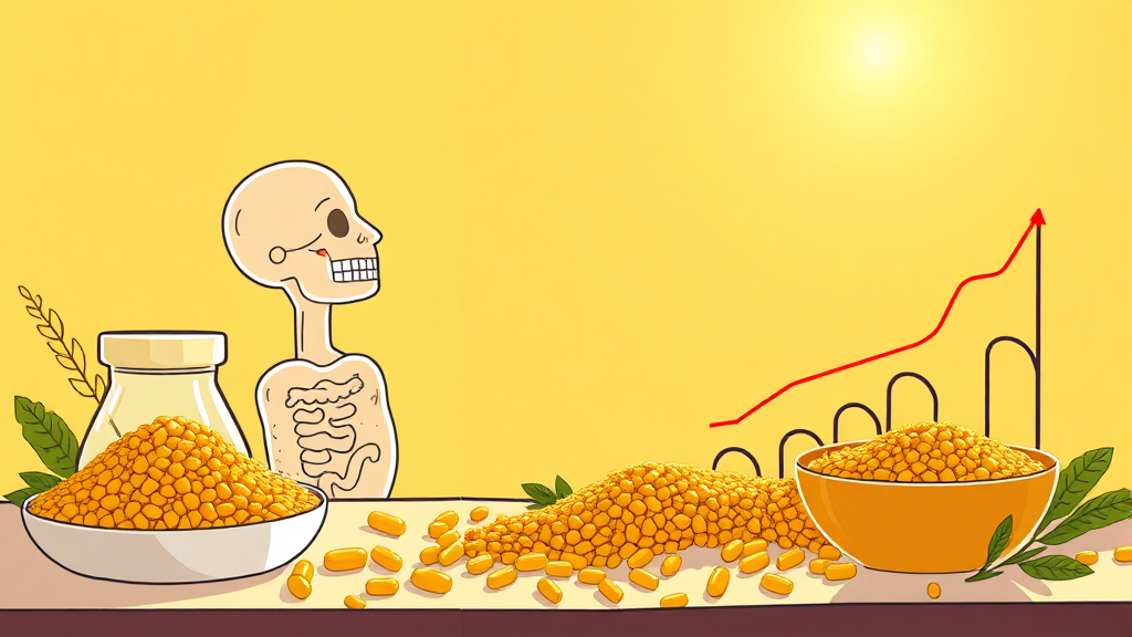 카무트 효소의 주요 효능 (illustration 스타일)