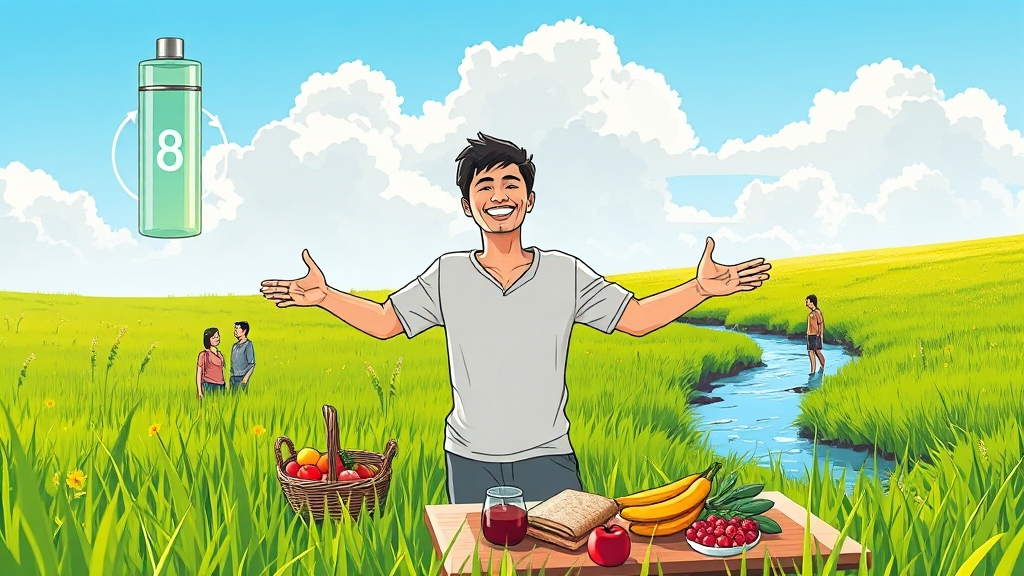 건강한 몸 냄새 관리, 어떻게 해야 할까요? (illustration 스타일)