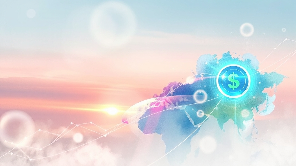 글로벌 스테이블코인 시장 동향 (watercolor 스타일)