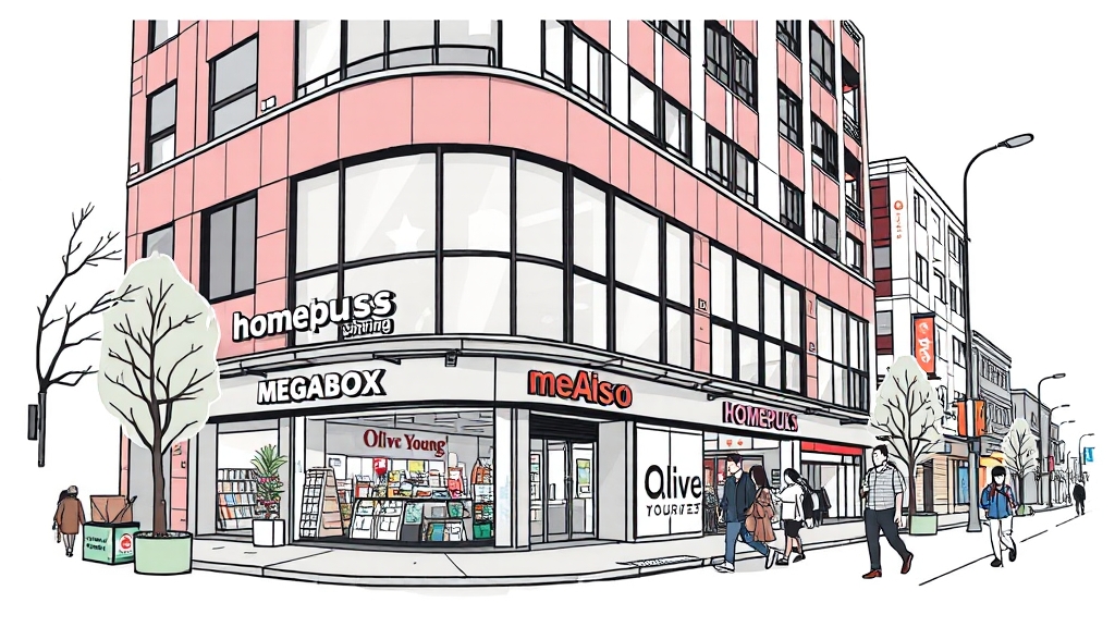 주변 인프라 & 생활 환경 (illustration 스타일)