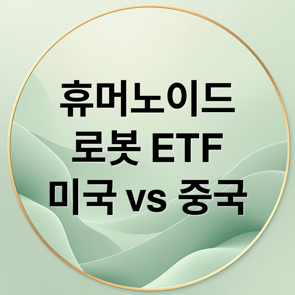 휴머노이드
로봇 ETF
미국 vs 중국 (휴머노이드 ETF)