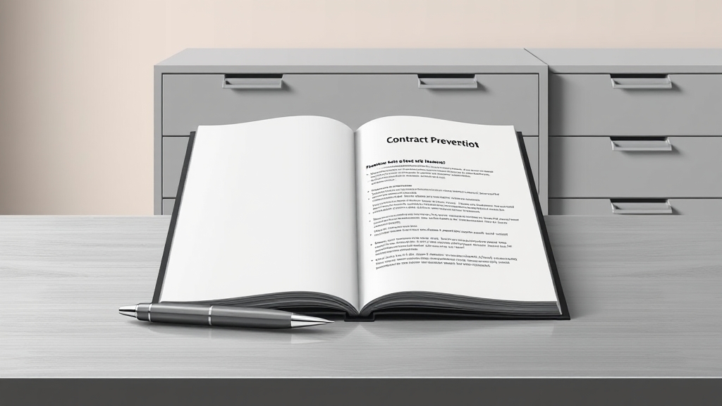 분쟁 예방, 명확한 문구가 중요! (illustration 스타일)