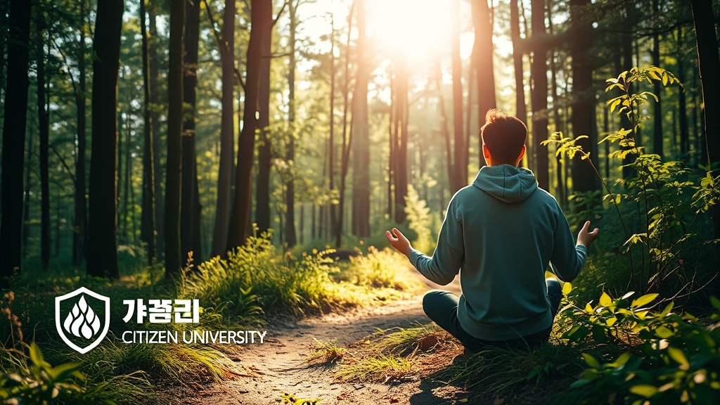 서울시민대학 숲 체험 강좌 (realistic 스타일)