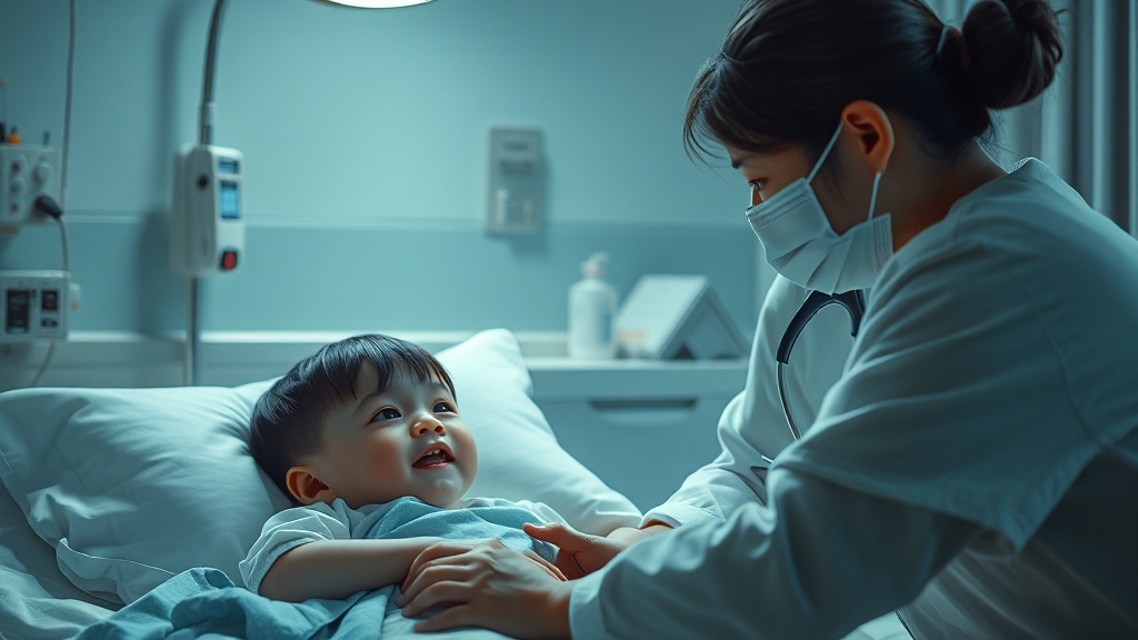 인천 야간 소아과 운영 현황 (realistic 스타일)