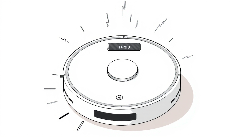 주요 고장 증상 및 자가 진단 (illustration 스타일)