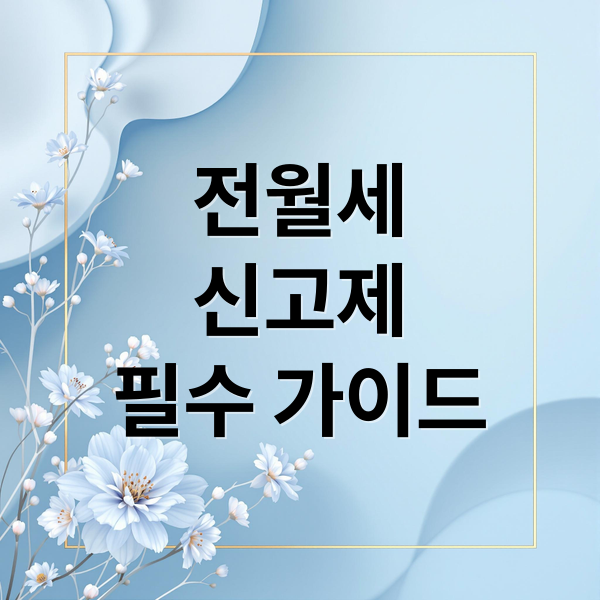 전월세
신고제
필수 가이드 (전월세 신고제)