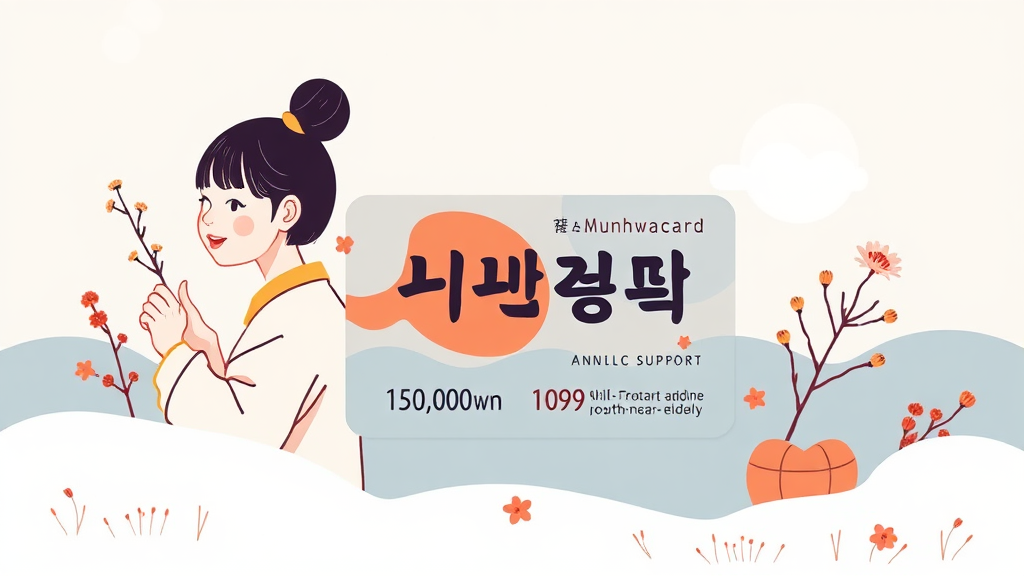 2026년 문화누리카드: 누가 받을 수 있나요? (illustration 스타일)