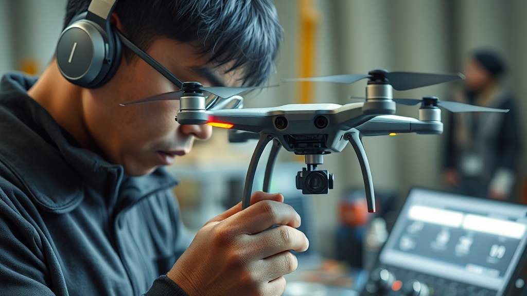 DJI 드론 서비스센터 안내 (realistic 스타일)