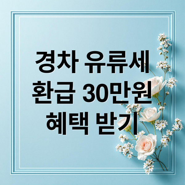 경차 유류세
환급 30만원
혜택 받기 (경차 유류세 환급 30만원)