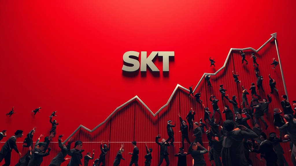 SKT 실적, 얼마나 타격 입었나? (realistic 스타일)