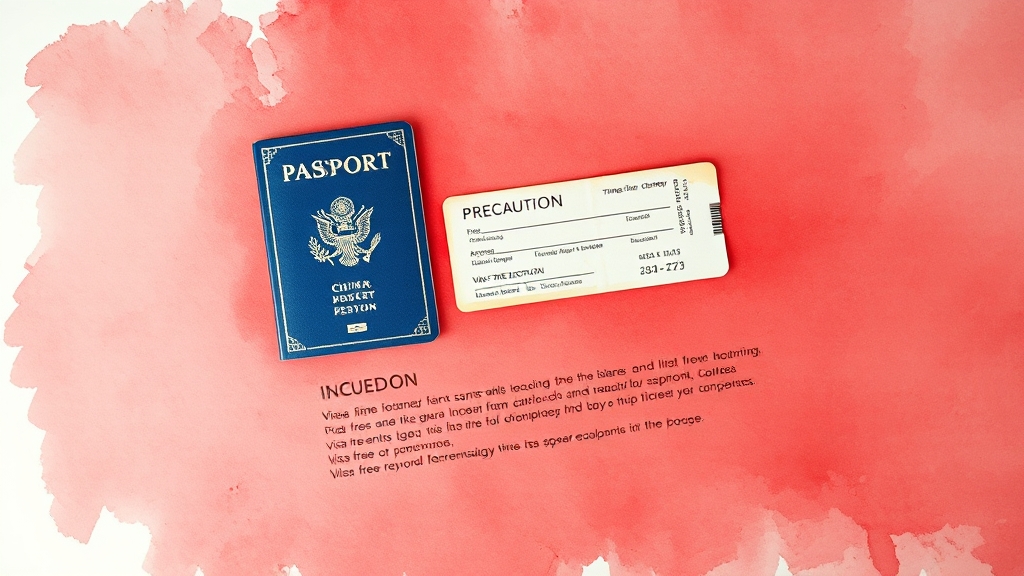 최신 입국 정책, 꼭 확인하세요! (watercolor 스타일)